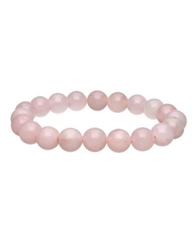 Pulseira de Quartzo Rosa 10mm