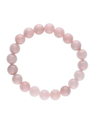 Bracelet de quartz rose 10mm