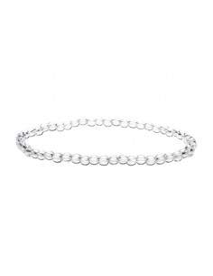 Pulsera de Cuarzo Blanco 4mm