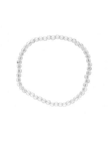 White Quartz Bracelet 4mm