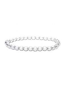 Pulsera de Cuarzo Blanco 6mm