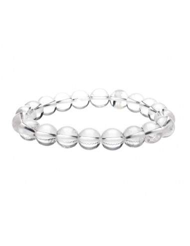 Pulsera de Cuarzo Blanco 10mm