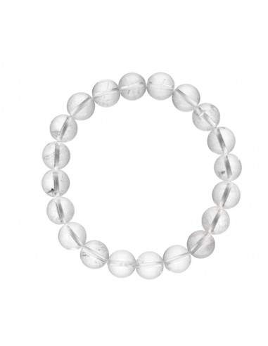 Pulseira de Quartzo Branco 10mm