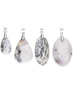Pendentif cabochon en agate... 2