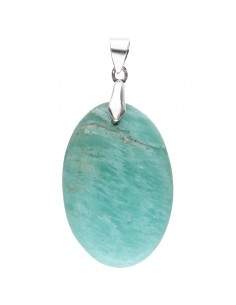 Amazonite cabochon pendant