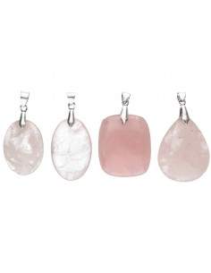 Rose Quartz Cabochon Pendant 2