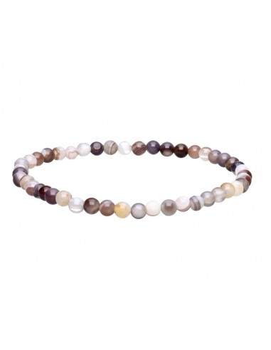 Ágata Pulseira Botsuana 4mm