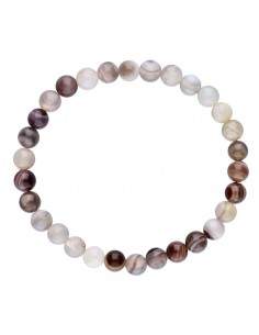 Pulseira de ágata Botsuana 6mm 2