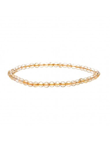 Pulsera de Citrino Calentado 4mm