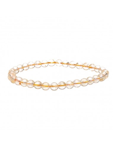 Bracelet de citrine chauffée 6mm