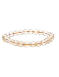 Pulseira citrina aquecida 8mm