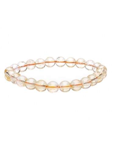Pulsera de Citrino Calentado 8mm