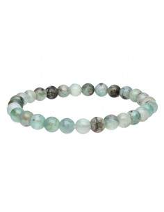 Bracelet d'émeraude 6mm