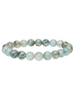 Bracelet d'émeraude 8mm