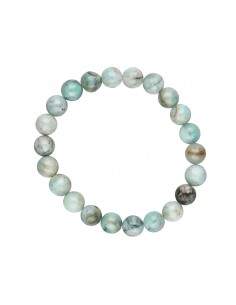 Bracelet d'émeraude 8mm 2