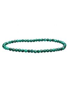 Faceted Malachite Bracelet 3mm