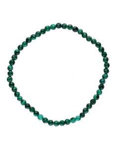 Faceted Malachite Bracelet 3mm 2
