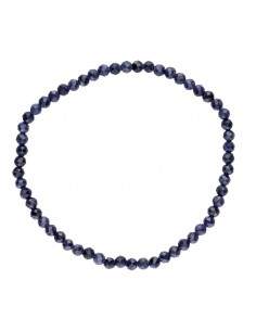 Bracelet saphir à facettes 3mm 2