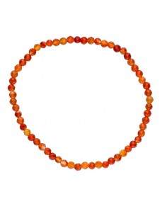 Faceted Carnelian Bracelet 4mm 2