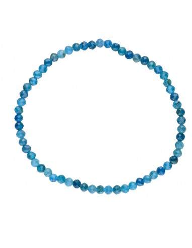 Bracelet à facettes en apatite foncée...