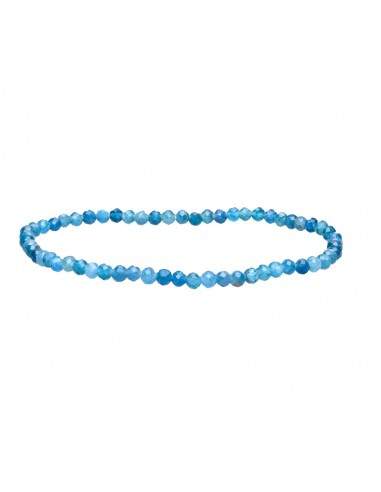 Bracelet à facettes en apatite foncée...