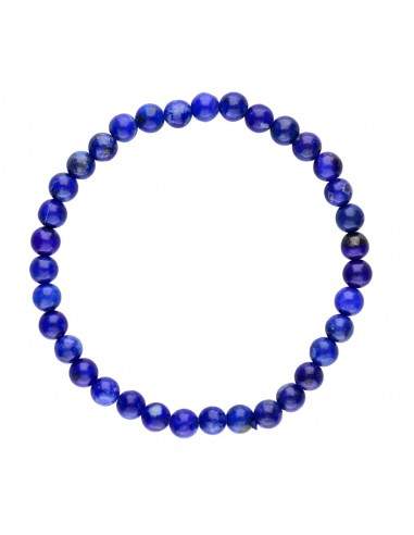 Pulseira de lápis lazúli 6mm