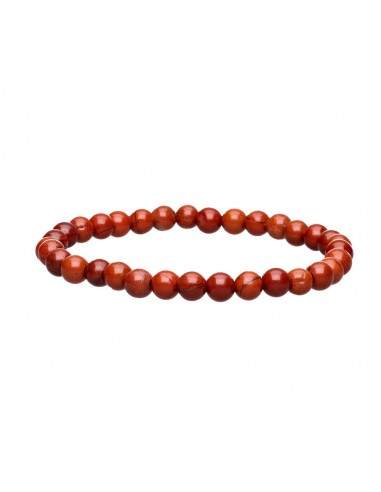 Bolas da pulseira jasper vermelha 6mm