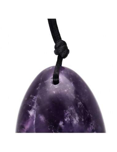 Small Amethyst Yoni Egg with Hole