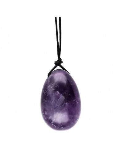 Large Amethyst Yoni Egg with Hole