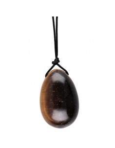 Tiger Eye Large Egg with Hole