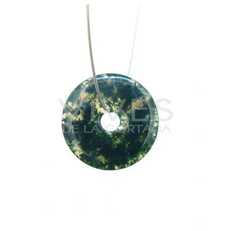 Agate Mossy Donut Medium