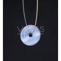 Cuarzo blanco Donut Mediano
