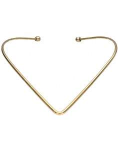 Collier en bronze rigide -2- 2