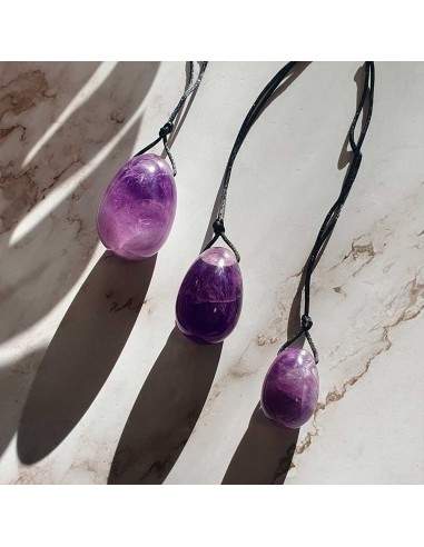 Amethyst Yoni Egg Pack with Hole