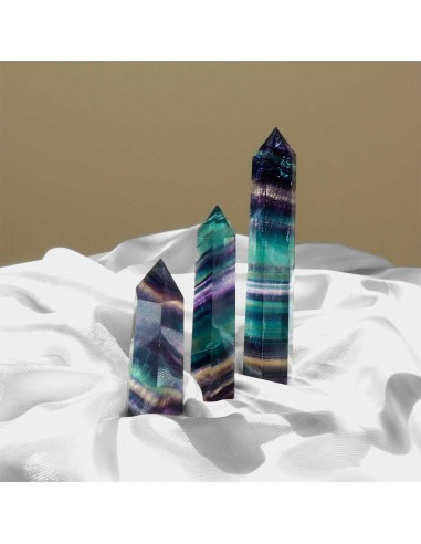 Rainbow Fluorite Polished Points