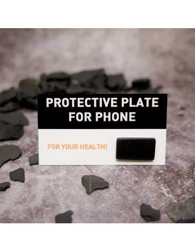 Placa adesiva de shungite retangular...