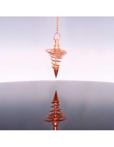 Péndulo Espiral Grande de Cobre (COB20)