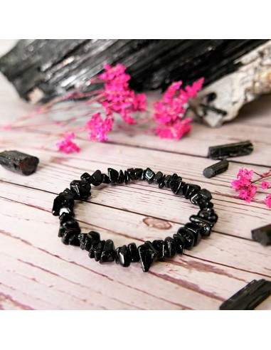 Black Tourmaline Chip Bracelet