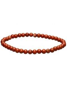 Bracelet de Jaspe rouge 4mm