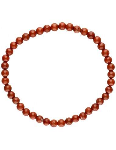 Bracelet de Jaspe rouge 4mm
