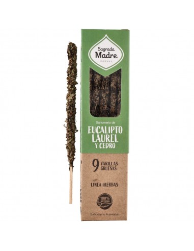 Sahumerio Eucalipto, Laurel y Cedro -...