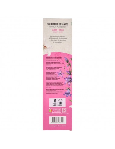Perfume Botânico de Jasmim e Rosas -...
