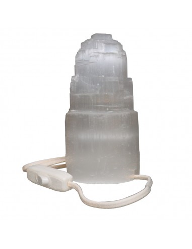 Candeeiro pequeno de selenite