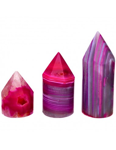 Dyed Pink Agate Generator Cylinder...