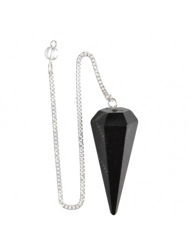 Pendule en tourmaline facettée (FAC55)
