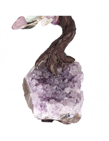 Medium Mineral Mix Tree with Amethyst...