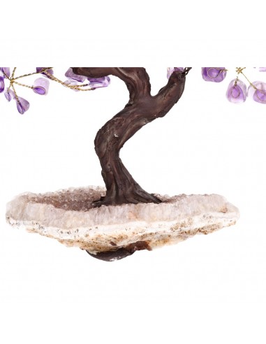 Petit arbre en améthyste avec base en...
