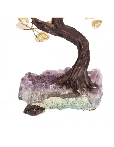 Small Citrine Tree with Amethyst...