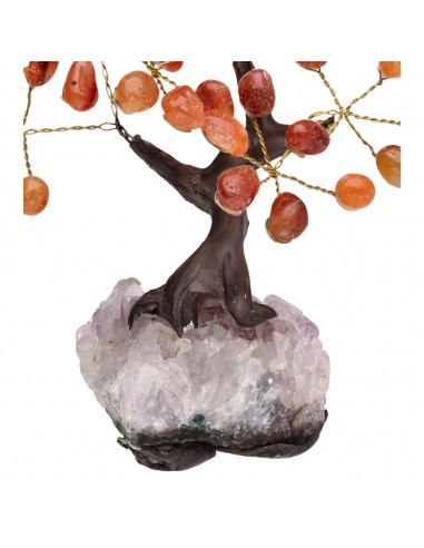Árbol de Cornalina Mini con Base...