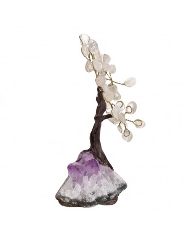 Mini Quartz Tree with Amethyst Druse...
